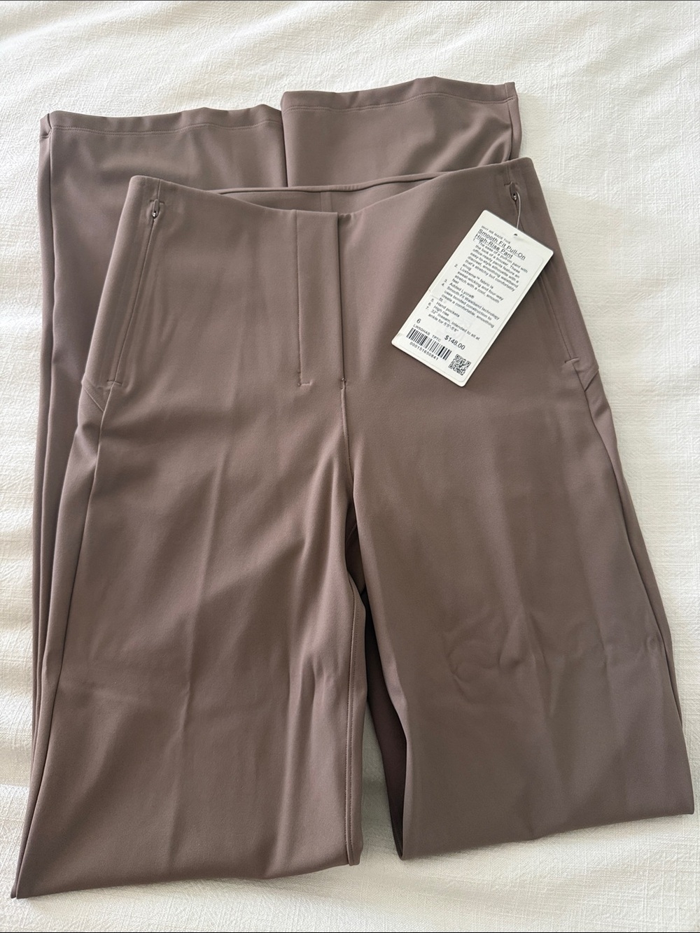lululemon athletica Straight Leg Pull-On Pants — Taupe Brown